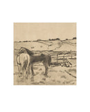 Charcoal Horses