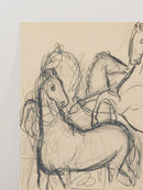 Charcoal Horses II