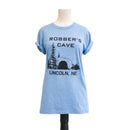 Robber's Cave Classic Adult Tee | Blue | Multiple Sizes | Robber's Cave