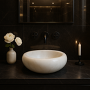 Carrara White Marble Sink