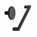 Dyed Black "Plato" Cabinet Knob and Drawer Pull