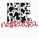 Nebraska Cow Print Baseball Tee | Multiple Sizes | Nature Finds & Designs