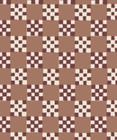 Checkered Quilt Wallpaper, mocha mousse