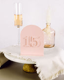 Acrylic Arch Table Number