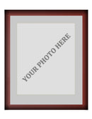 Frame Kit - Cherry Wood Frame | Silver Matting | Silver Trim