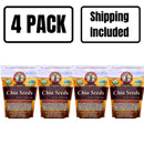 Organic Chia Seeds | 1.75 | Pack of 4 | Non-GMO | Shipping Included | Grain Place Foods