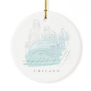Chicago Christmas Ornament