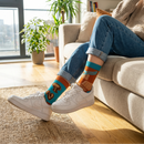 Chicken And Waffles Socks 🐔🧇 | Mismatched Unisex Cotton Socks