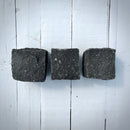 New Granite Cube Belgian Block 4" x 4" x 4" – Grey, Black