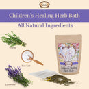 Children's Healing Herb Bath for Lung Congestion* 3 in 1- Bath, Steam, Gargle for Clear Lungs and Respiratory Support