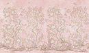 Blush Pink Chinoiserie Wallpaper Mural Peel and Stick