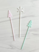 Christmas Drink Stirrers, Pack of 12