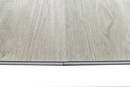 SPC Vinyl Rigid Core 7" Width 60" RL, 6mm Thick, 1.5mm IXPE Chromatic Smoke Fidelis Floors - Mazzia Collection Product shoot tile edge view