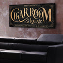 Personalized Cigar Room and Lounge Sign