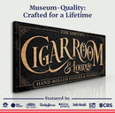 Personalized Cigar Room and Lounge Sign