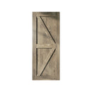 Finished & Unassembled Arrow Design Pine Wood Barn Door Without Hardware