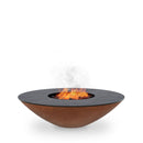 Arteflame Classic 40″ — Fire Pit with Cooktop (CORTEN Bowl; Short Round / Short Euro / Built-In No Base)