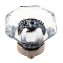 Glass Knob, Octagonal Shape