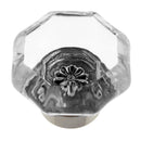 Glass Knob, Octagonal Shape