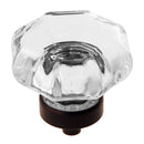 Glass Knob, Octagonal Shape