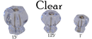 Glass Knob, Hex-Shaped