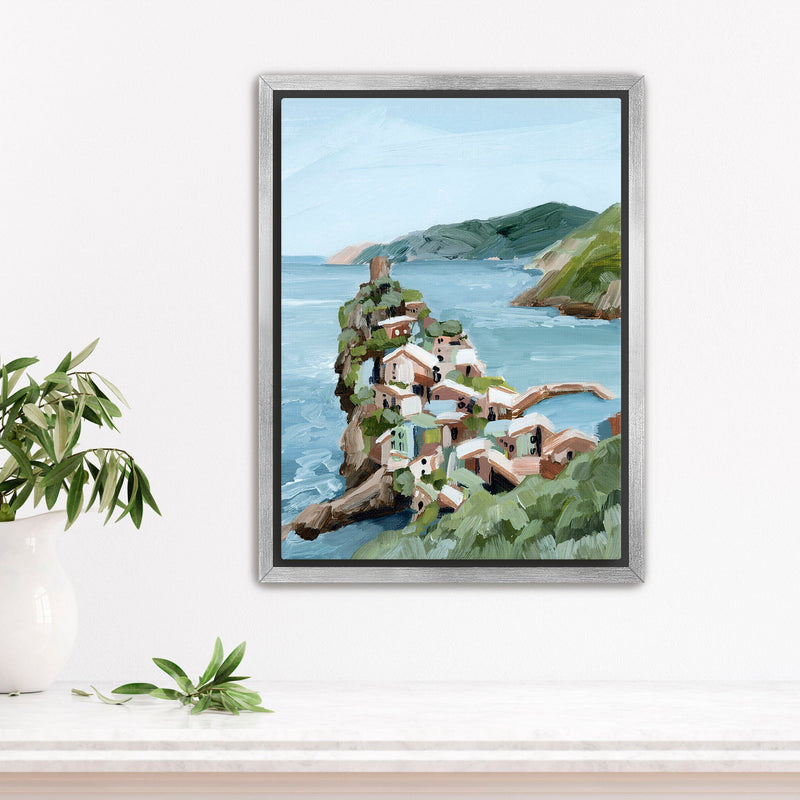 "Cliffs of Vernazza" Art Print