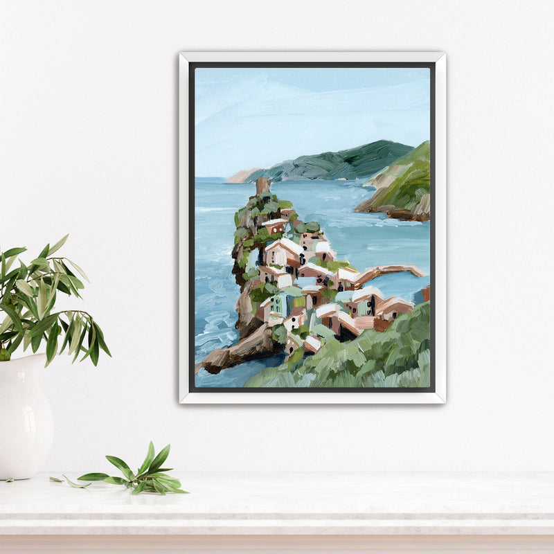 "Cliffs of Vernazza" Art Print