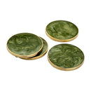 Mascot Hardware Smoky Effect Wooden 4 pieces Coaster Set