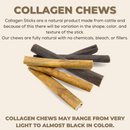 10-12 Inch Large Braided Collagen Stick