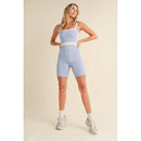 Color Block Romper in Blue [Sizes S-L]