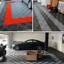 Garage Tile Corner for Interlocking PP Flooring - High End Polypropylene | 100% Recyclable | DECKO DURANTE (2.4" x 2.4" x 0.7")
