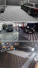 Garage Tile Corner for Interlocking PP Flooring - High End Polypropylene | 100% Recyclable | DECKO DURANTE (2.4" x 2.4" x 0.7")