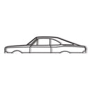 Commodore Rekord Coupe Metal Car Wall Art - NC0905