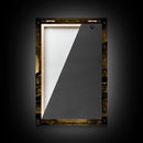 Dystopian Metropolis Art Deco Canvas Print, City Skyline, Fantasy Art, Art Deco Living Room Art, ready to hang wall art