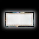 Fenrir, Mythological Wolf, With Bifrost. Norse Mythology Fantasy Art, Framed Canvas Print, Nordic Art