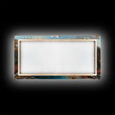 Regal Mountain, Travel Poster Wall Art, Framed Canvas Print, American Mountains, Mountain Landscape Painting, Wrangell Mountains Alaska