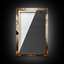 Vintage Halloween Crow Print, Raven On A Jack O Lantern Oil Painting Framed Canvas Print, Retro Halloween Wall Art, Macabre Art