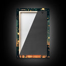 Elegant Ballroom Christmas Dance Scene with Holiday Lights and Decorations, Perfect Holiday Decor for Winter Wonderland, Framed Canvas Print