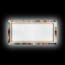 Rustic Wreath Red Ribbon Canvas Print Christmas Door Decor Farmhouse Christmas Wall Art Framed Canvas Print Christmas Outdoor Decor