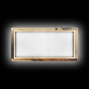 Leaves In Autumn, Framed Canvas Print, Watercolor Landscape Painting, Fall Centerpiece Wall Art