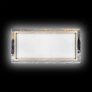 Snowy Village Church Scene, Rustic Christmas Landscape Wall Art, Winter Wonderland Framed Canvas Print, Country Holiday Home Decor