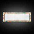 Mid Centery Modern Canvas Print - Framed MCM Style Wall Art, Orange and Green Star Burst - Art Deco Modern Art - Above Sofa Decor