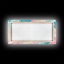 Retro 90s Style Wall Art, Bedroom Wall Decor, Aesthetic Decor, Vaporwave Wall Art, Pastel Shades Painting