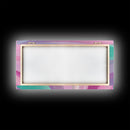 Mid-Century Modern Pastel Colors Wall Art, Turquoise and Purple