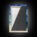 Schooner off the coast of Tripoli, Framed Canvas Print, nautical Decor, Victorian Pirate Art