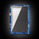 Blue Botanial Wall Art Chinoiserie Wall Art, White Bird, Blue Chinoiserie Home Decor, Botanical Print, Bird Painting, Framed Canvas Print