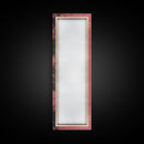 Reflections of a Pink Flamingo, Framed Canvas Print, Vaporwave Wall Art, Coastal Decor, Living Room Accent Piece, Pink Flamingo Art