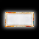 Abstract Bull Duo Framed Canvas Print Rustic Wall Art Geometric Bull Art Living Room Decor Bull and Bear Art Rustic Farmhouse Art