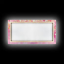 Magical Fairy Light Pink Abstract Canvas Print with Bokeh Lights, Ideal Whimsical Art for Living Room, Vertical Skinny Wall Art