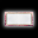 Romantic Doves Framed Canvas Print, Whimsical Pink and White Wall Art, Cherry Blossom Painting, Bedroom or Living Room Gift Idea